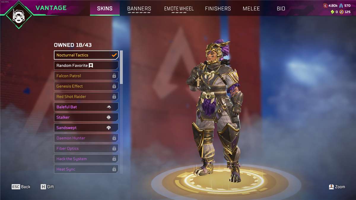 Game account sale Apex Legends